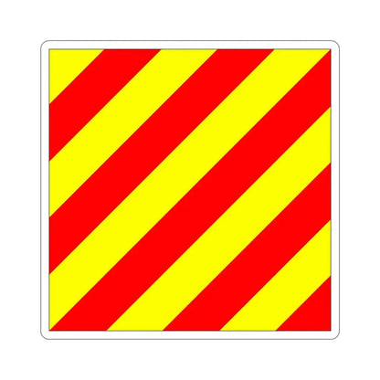 ICS Yankee (International Code of Signals) STICKER Vinyl Die-Cut Decal 6 Inch - The Sticker Space