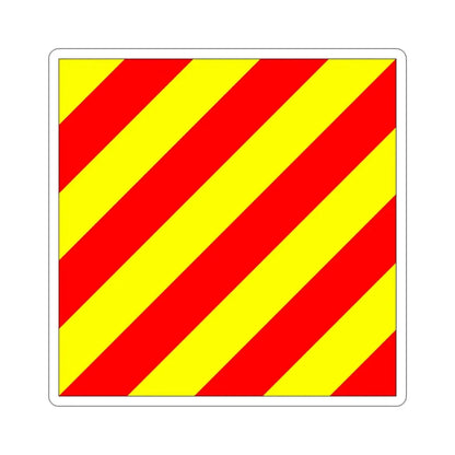 ICS Yankee (International Code of Signals) STICKER Vinyl Die-Cut Decal - The Sticker Space