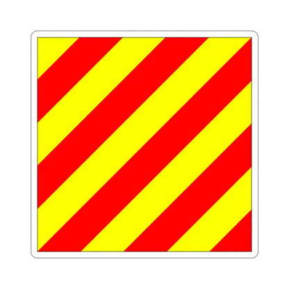 ICS Yankee (International Code of Signals) STICKER Vinyl Die-Cut Decal - The Sticker Space