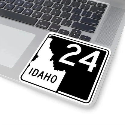 ID-24 (Idaho) (Road Sign) STICKER Vinyl Kiss-Cut Decal - The Sticker Space