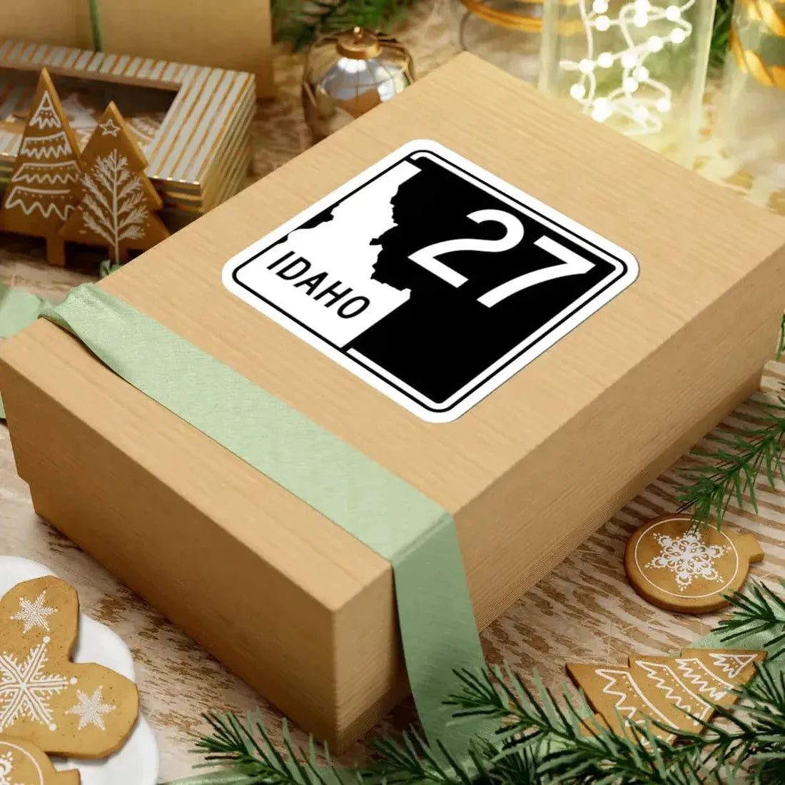 ID-27 (Idaho) (Road Sign) STICKER Vinyl Kiss-Cut Decal - The Sticker Space