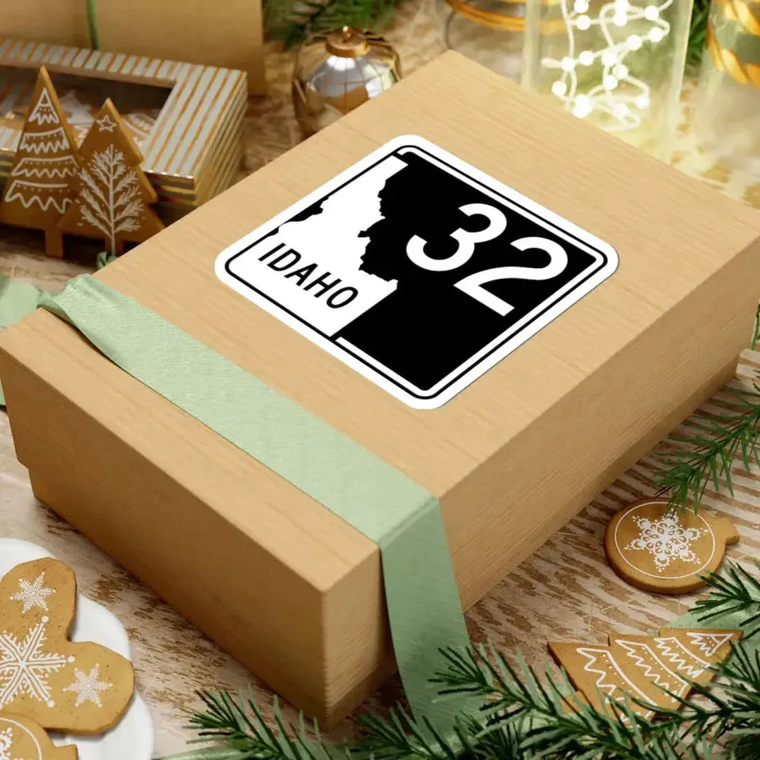 ID-32 (Idaho) (Road Sign) STICKER Vinyl Kiss-Cut Decal - The Sticker Space