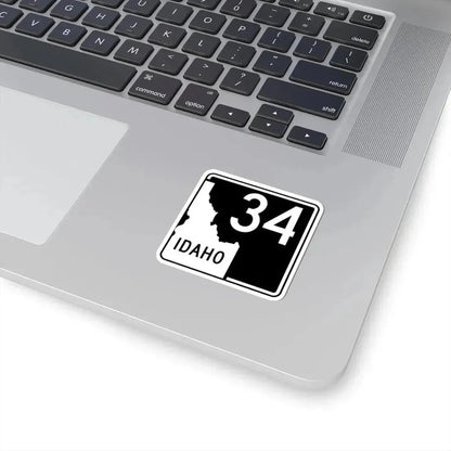 ID-34 (Idaho) (Road Sign) STICKER Vinyl Kiss-Cut Decal - The Sticker Space