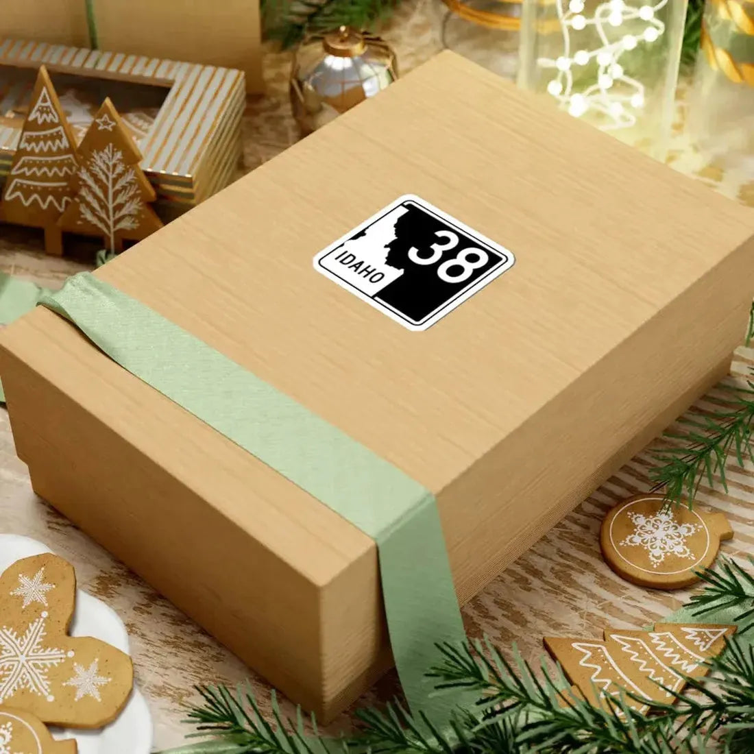 ID-38 (Idaho) (Road Sign) STICKER Vinyl Kiss-Cut Decal - The Sticker Space