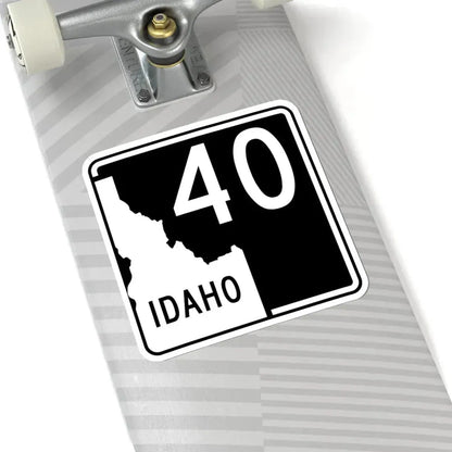 ID-40 (Idaho) (Road Sign) STICKER Vinyl Kiss-Cut Decal - The Sticker Space
