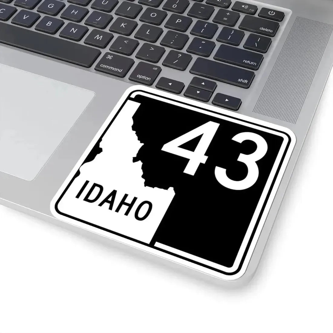 ID-43 (Idaho) (Road Sign) STICKER Vinyl Kiss-Cut Decal - The Sticker Space