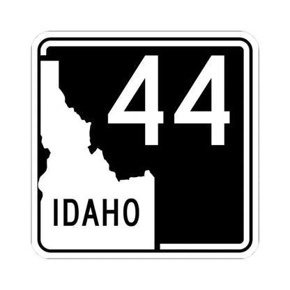 ID-44 (Idaho) (Road Sign) STICKER Vinyl Kiss-Cut Decal 3 Inch White - The Sticker Space