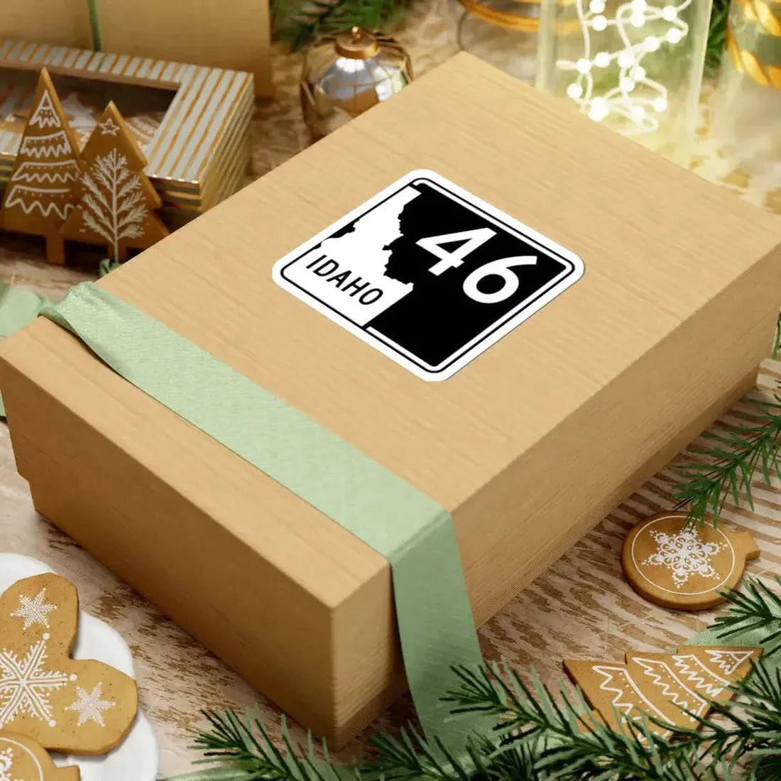 ID-46 (Idaho) (Road Sign) STICKER Vinyl Kiss-Cut Decal - The Sticker Space