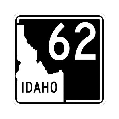 ID-62 (Idaho) (Road Sign) STICKER Vinyl Kiss-Cut Decal 6 Inch White - The Sticker Space