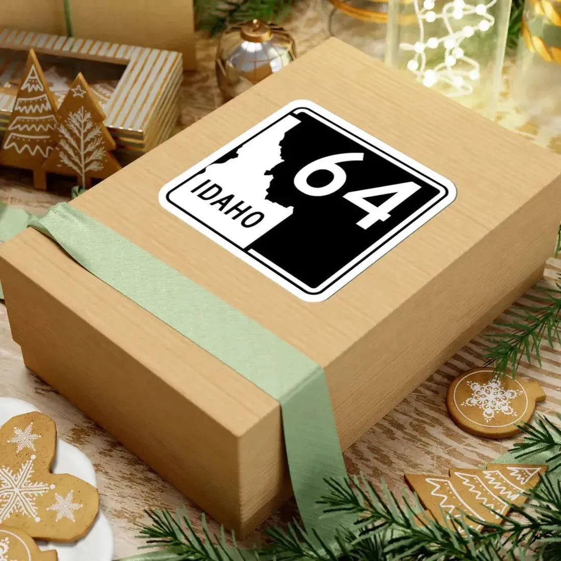 ID-64 (Idaho) (Road Sign) STICKER Vinyl Kiss-Cut Decal - The Sticker Space