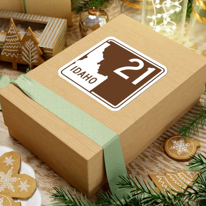 ID-Scenic-21 (Idaho) (Road Sign) STICKER Vinyl Kiss-Cut Decal - The Sticker Space
