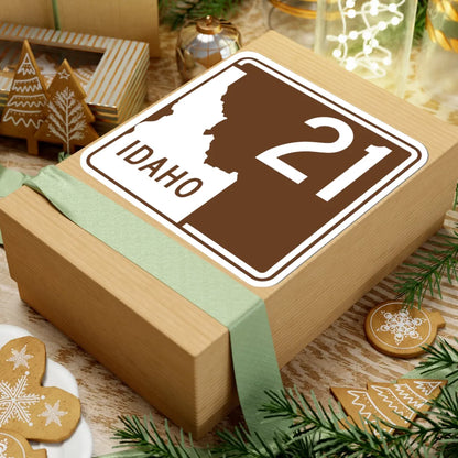 ID-Scenic-21 (Idaho) (Road Sign) STICKER Vinyl Kiss-Cut Decal - The Sticker Space