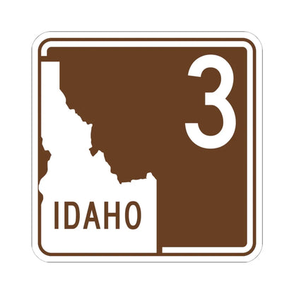ID-Scenic-3 (Idaho) (Road Sign) STICKER Vinyl Kiss-Cut Decal 6 Inch White - The Sticker Space