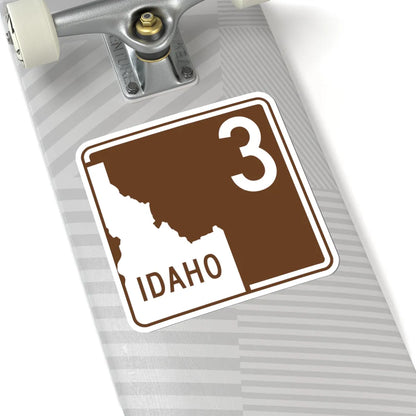 ID-Scenic-3 (Idaho) (Road Sign) STICKER Vinyl Kiss-Cut Decal - The Sticker Space