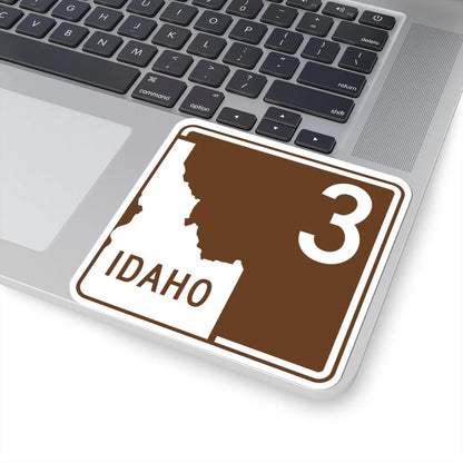 ID-Scenic-3 (Idaho) (Road Sign) STICKER Vinyl Kiss-Cut Decal - The Sticker Space