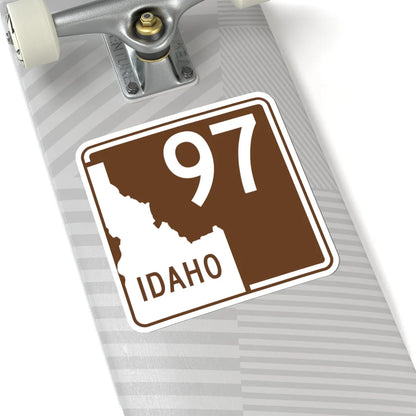 ID-Scenic-97 (Idaho) (Road Sign) STICKER Vinyl Kiss-Cut Decal - The Sticker Space