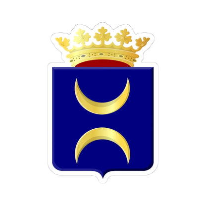 Idaarderadeel wapen (Netherlands) (Coat of Arms) STICKER Vinyl Kiss-Cut Decal 4 Inch White - The Sticker Space