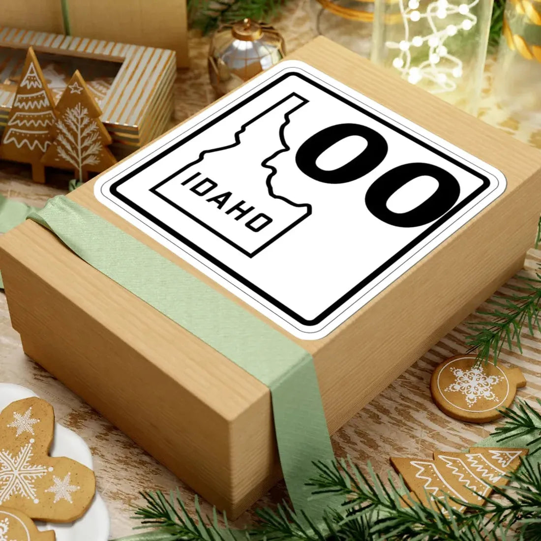 Idaho 00 1930 (Idaho) (Road Sign) STICKER Vinyl Kiss-Cut Decal - The Sticker Space