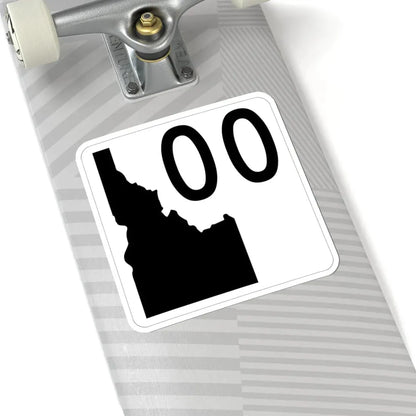 Idaho 00 template (Idaho) (Road Sign) STICKER Vinyl Kiss-Cut Decal - The Sticker Space
