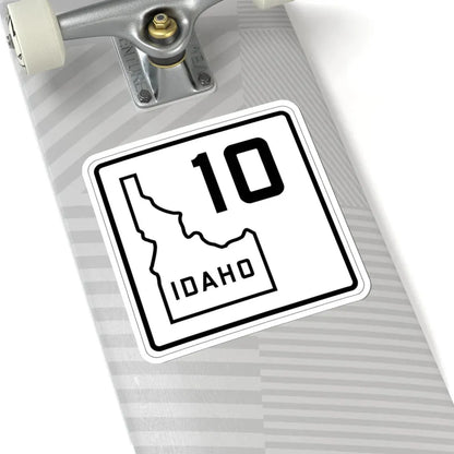 Idaho 10 1930 (Idaho) (Road Sign) STICKER Vinyl Kiss-Cut Decal - The Sticker Space