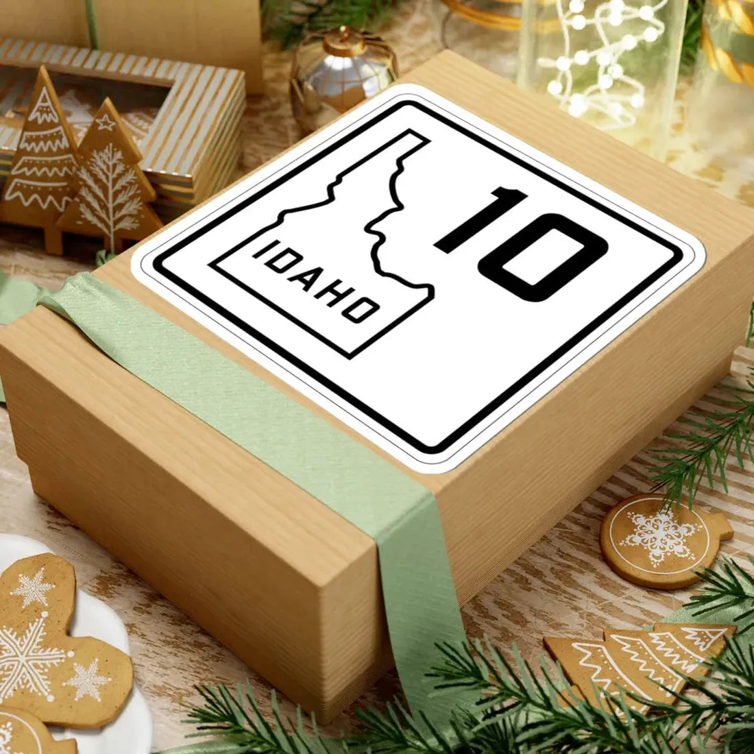 Idaho 10 1930 (Idaho) (Road Sign) STICKER Vinyl Kiss-Cut Decal - The Sticker Space