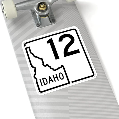 Idaho 12 1955 (Idaho) (Road Sign) STICKER Vinyl Kiss-Cut Decal - The Sticker Space