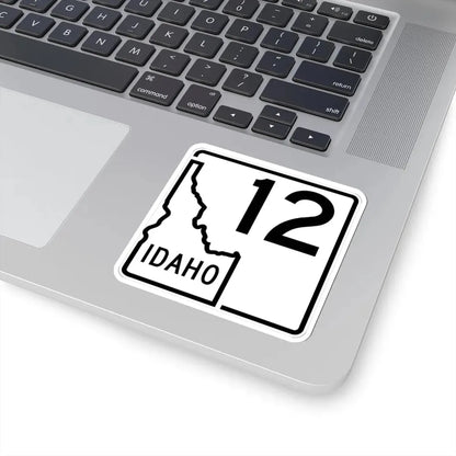Idaho 12 1955 (Idaho) (Road Sign) STICKER Vinyl Kiss-Cut Decal - The Sticker Space