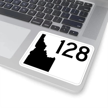 Idaho 128 (Idaho) (Road Sign) STICKER Vinyl Kiss-Cut Decal - The Sticker Space