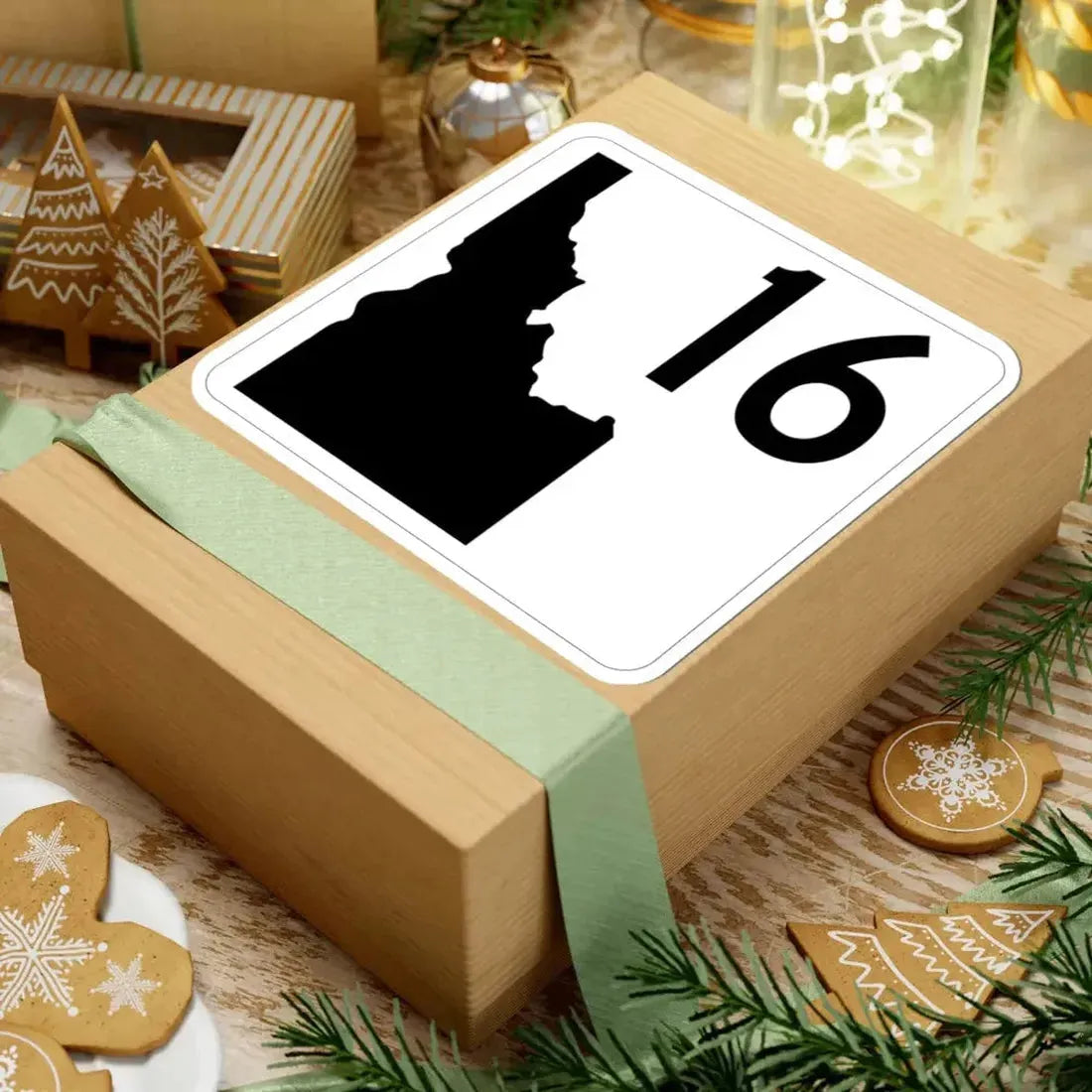 Idaho 16 (Idaho) (Road Sign) STICKER Vinyl Kiss-Cut Decal - The Sticker Space