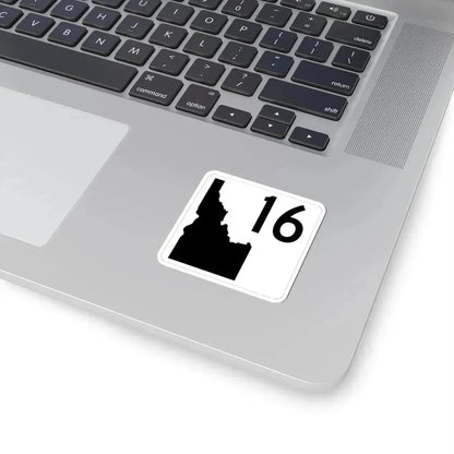 Idaho 16 (Idaho) (Road Sign) STICKER Vinyl Kiss-Cut Decal - The Sticker Space