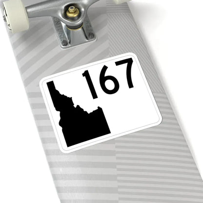 Idaho 167 (Idaho) (Road Sign) STICKER Vinyl Kiss-Cut Decal - The Sticker Space
