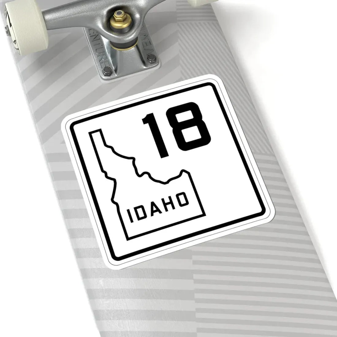 Idaho 18 1930 (Idaho) (Road Sign) STICKER Vinyl Kiss-Cut Decal - The Sticker Space