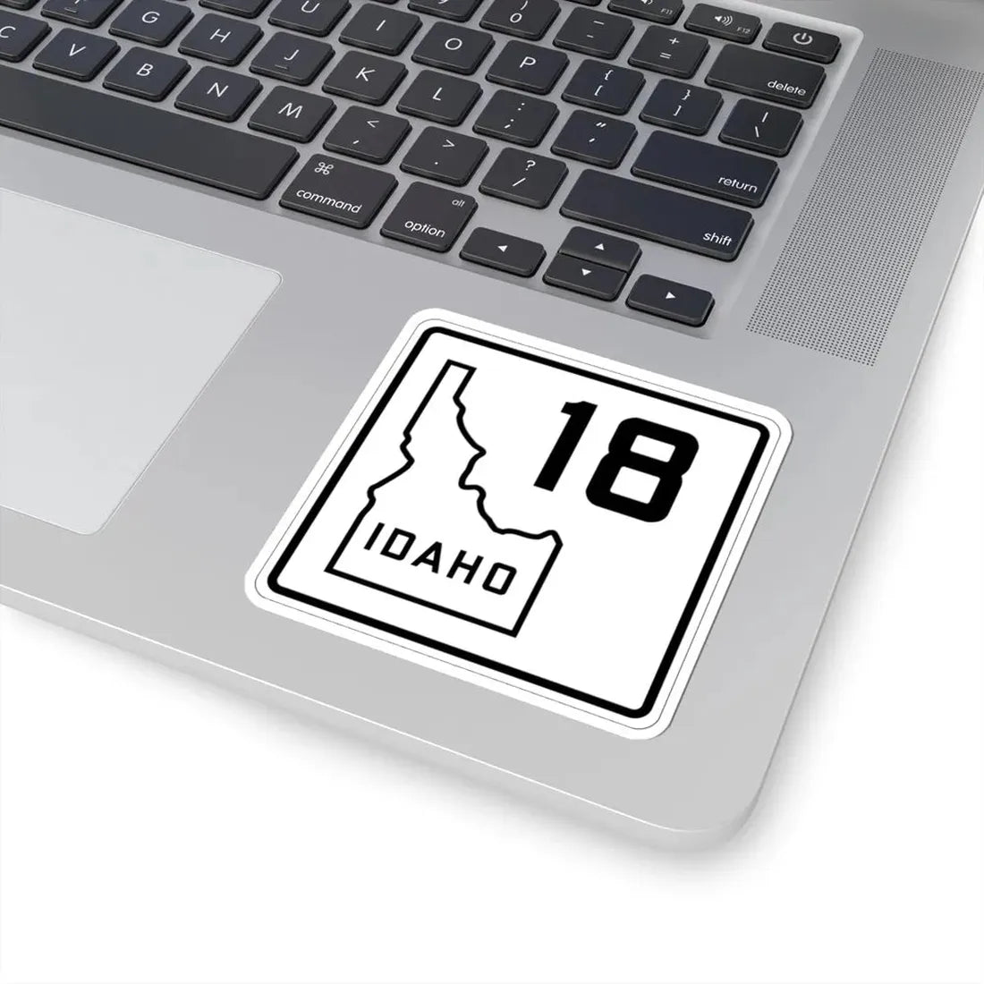 Idaho 18 1930 (Idaho) (Road Sign) STICKER Vinyl Kiss-Cut Decal - The Sticker Space