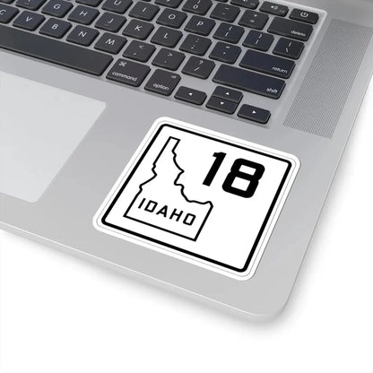 Idaho 18 1930 (Idaho) (Road Sign) STICKER Vinyl Kiss-Cut Decal - The Sticker Space