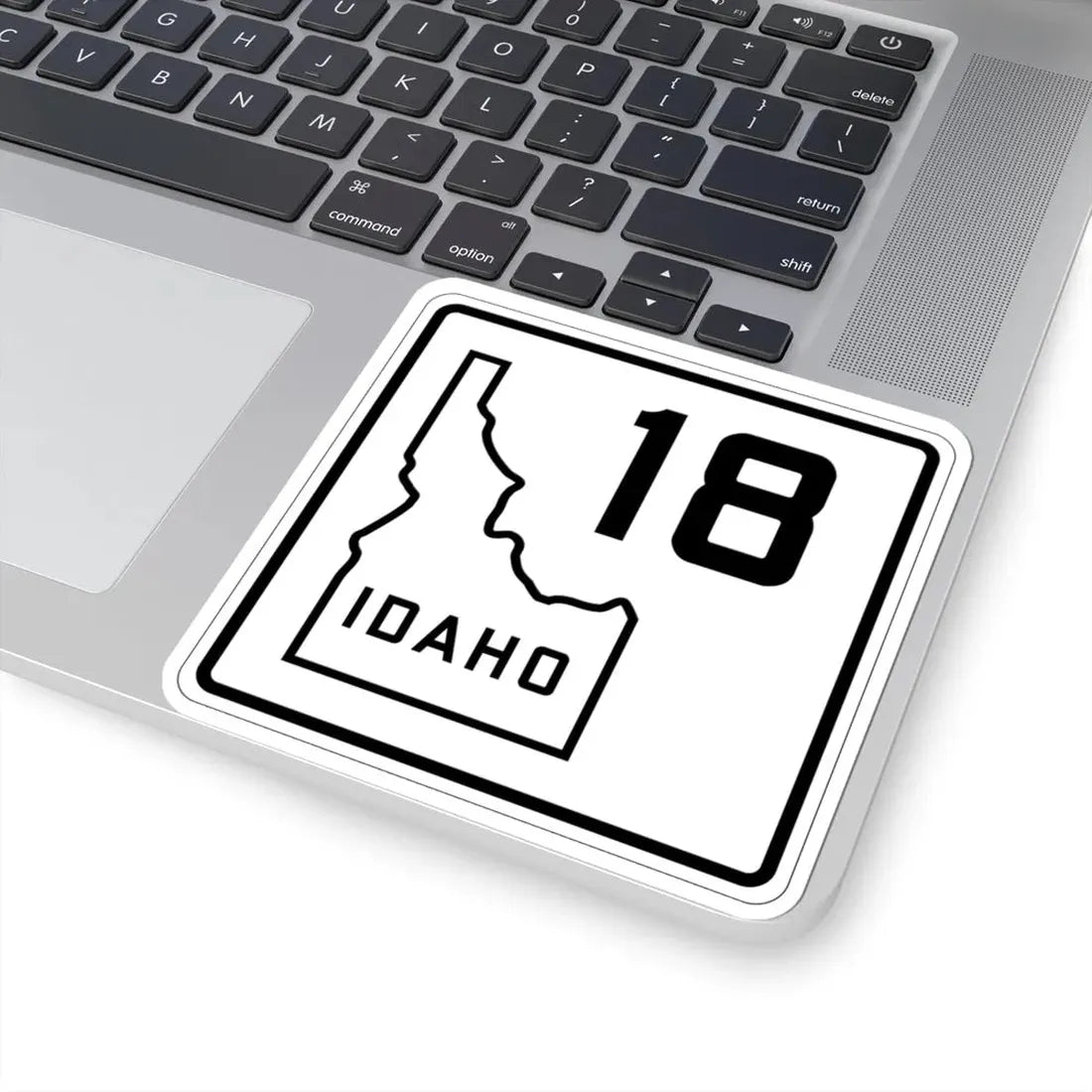 Idaho 18 1930 (Idaho) (Road Sign) STICKER Vinyl Kiss-Cut Decal - The Sticker Space