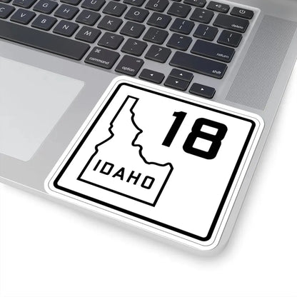 Idaho 18 1930 (Idaho) (Road Sign) STICKER Vinyl Kiss-Cut Decal - The Sticker Space