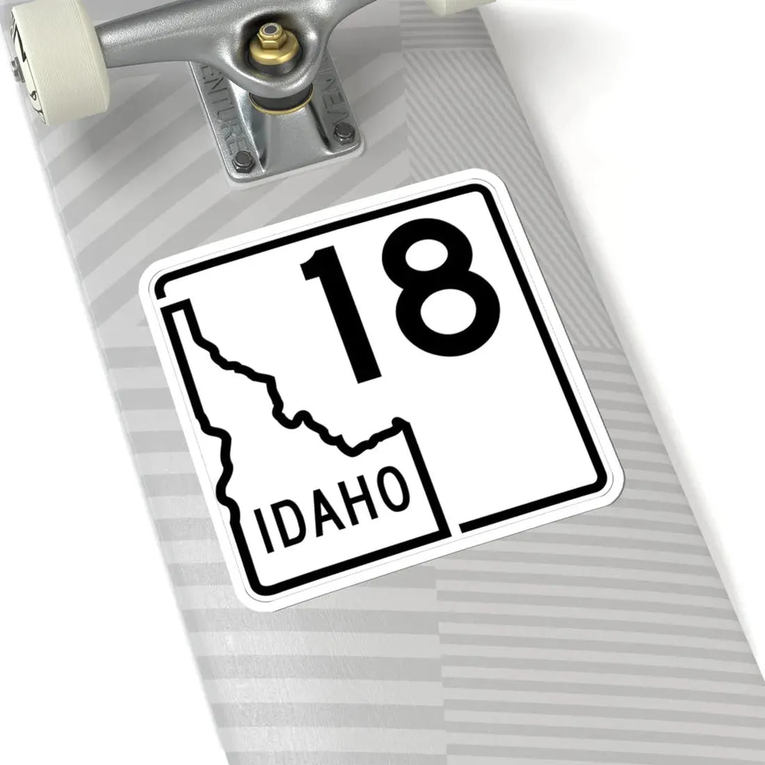 Idaho 18 1955 (Idaho) (Road Sign) STICKER Vinyl Kiss-Cut Decal - The Sticker Space