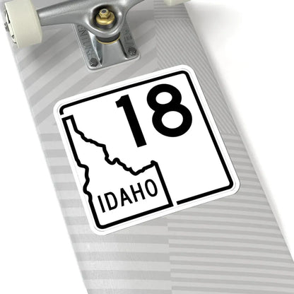 Idaho 18 1955 (Idaho) (Road Sign) STICKER Vinyl Kiss-Cut Decal - The Sticker Space
