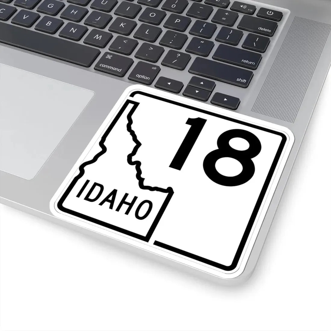 Idaho 18 1955 (Idaho) (Road Sign) STICKER Vinyl Kiss-Cut Decal - The Sticker Space