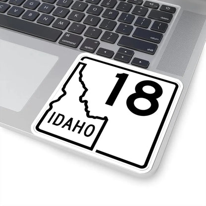 Idaho 18 1955 (Idaho) (Road Sign) STICKER Vinyl Kiss-Cut Decal - The Sticker Space