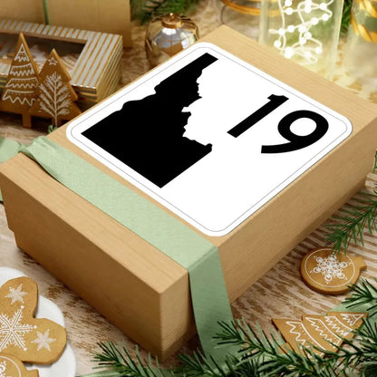 Idaho 19 (Idaho) (Road Sign) STICKER Vinyl Kiss-Cut Decal - The Sticker Space
