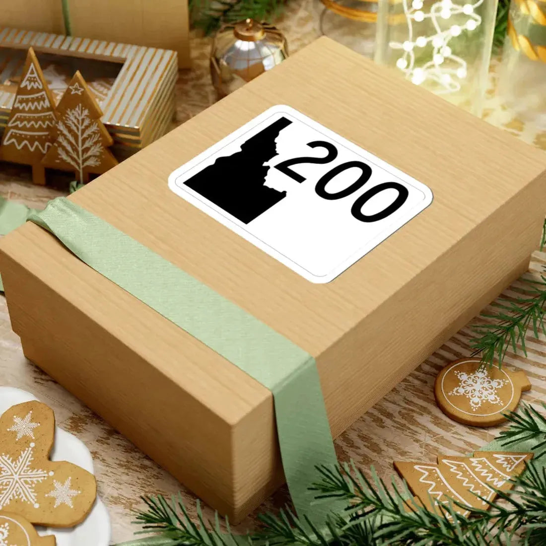 Idaho 200 (Idaho) (Road Sign) STICKER Vinyl Kiss-Cut Decal - The Sticker Space