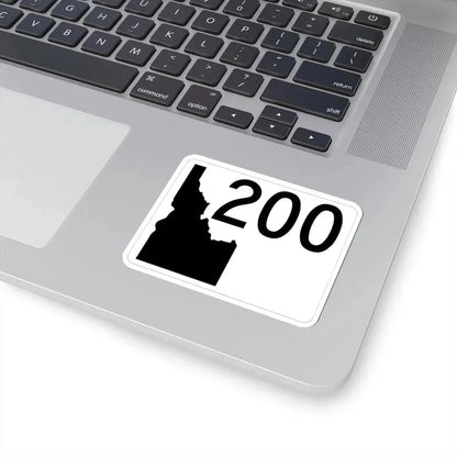 Idaho 200 (Idaho) (Road Sign) STICKER Vinyl Kiss-Cut Decal - The Sticker Space