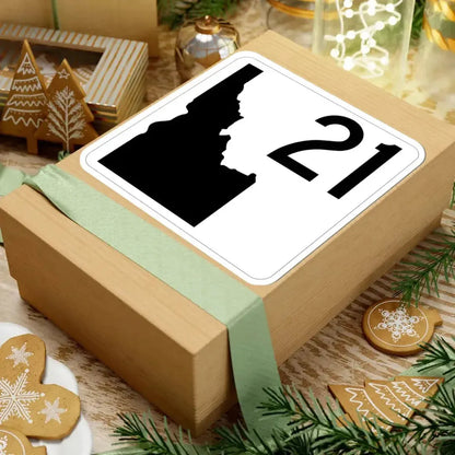 Idaho 21 (Idaho) (Road Sign) STICKER Vinyl Kiss-Cut Decal - The Sticker Space