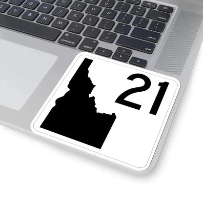 Idaho 21 (Idaho) (Road Sign) STICKER Vinyl Kiss-Cut Decal - The Sticker Space
