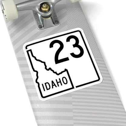 Idaho 23 1955 (Idaho) (Road Sign) STICKER Vinyl Kiss-Cut Decal - The Sticker Space