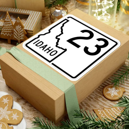 Idaho 23 1955 (Idaho) (Road Sign) STICKER Vinyl Kiss-Cut Decal - The Sticker Space