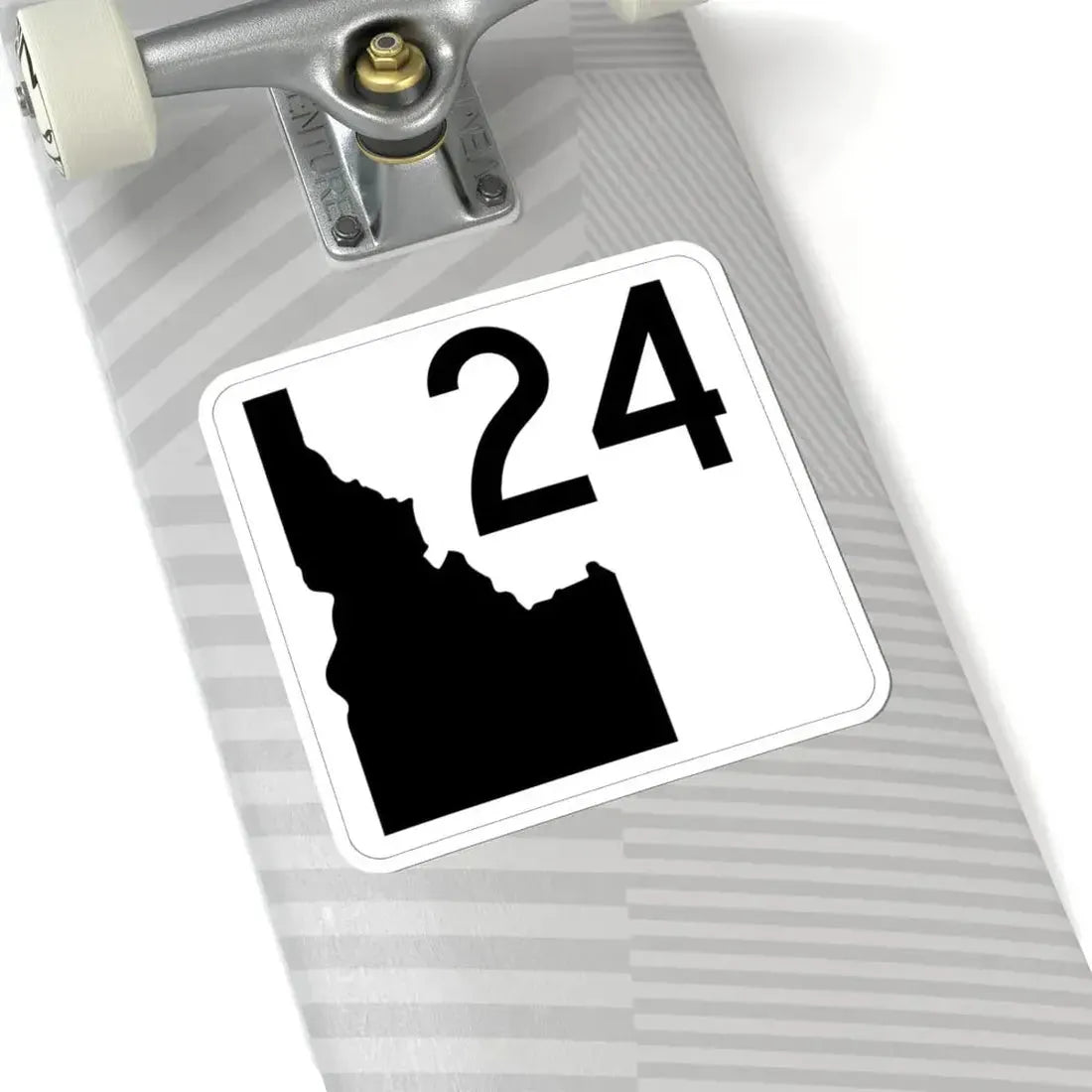 Idaho 24 (Idaho) (Road Sign) STICKER Vinyl Kiss-Cut Decal - The Sticker Space