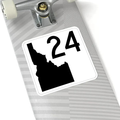 Idaho 24 (Idaho) (Road Sign) STICKER Vinyl Kiss-Cut Decal - The Sticker Space