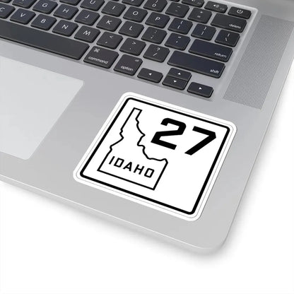 Idaho 27 1930 (Idaho) (Road Sign) STICKER Vinyl Kiss-Cut Decal - The Sticker Space